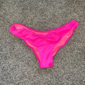 PINK cheeky bikini bottom